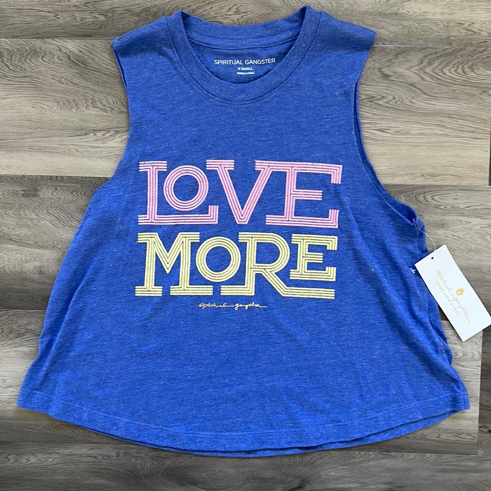 Spiritual Gangsta Love More Crop Tank